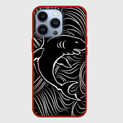 Чехол для iPhone 13 Pro Акула в морской пучине