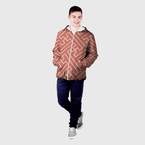Мужская куртка 3D Прекрасная геометрия, цвет 3D печать - фото 3