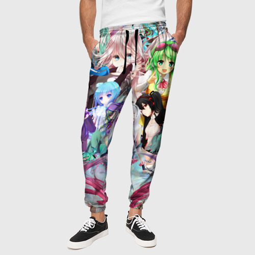 Мужские брюки 3D Vocaloid, цвет 3D печать - фото 4