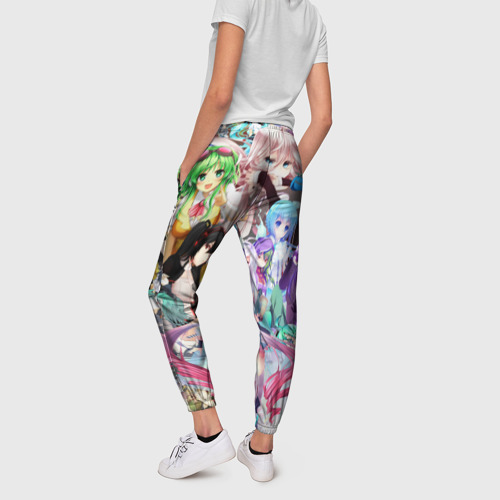Женские брюки 3D Vocaloid, цвет 3D печать - фото 4