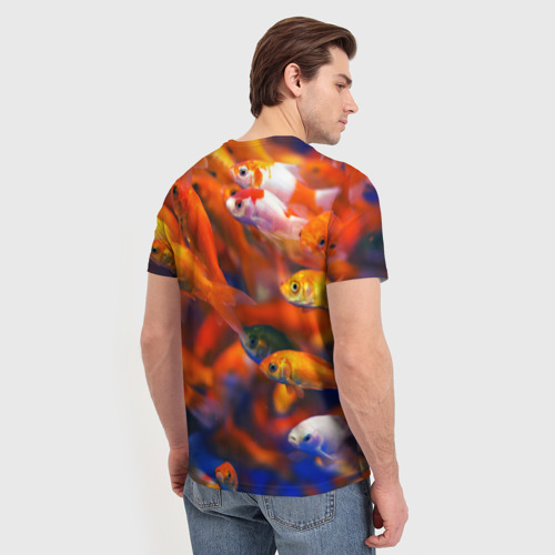 Мужская футболка 3D Рыбки, цвет 3D печать - фото 4