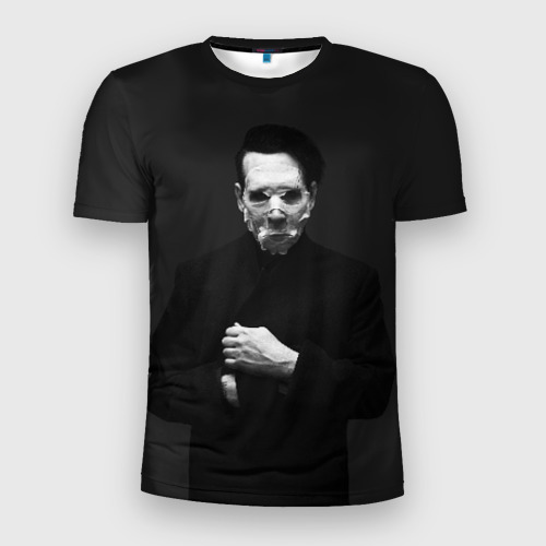 Мужская футболка 3D Slim Marilyn Manson, цвет 3D печать