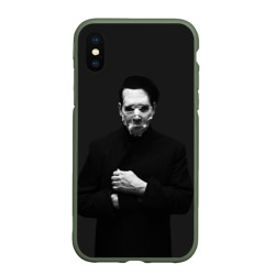 Чехол для iPhone XS Max матовый Marilyn Manson