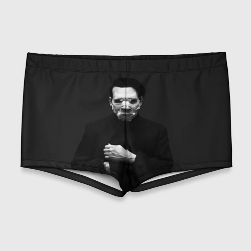 Мужские купальные плавки 3D Marilyn Manson