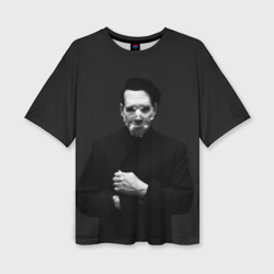 Женская футболка oversize 3D Marilyn Manson