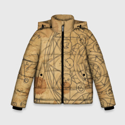 Зимняя куртка для мальчиков 3D Дневник алхимика
