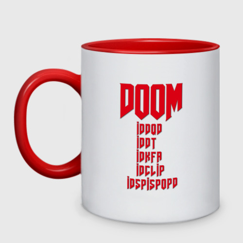 Кружка двухцветная DOOM