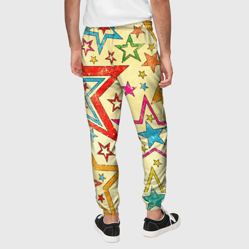 Мужские брюки 3D Звезда, цвет 3D печать - фото 5