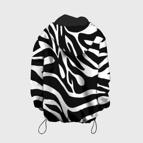 Детская куртка 3D Зебра, цвет черный - фото 2