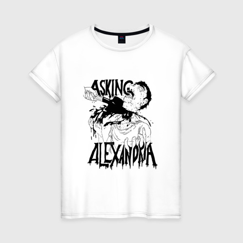 Женская футболка хлопок Asking Alexandria