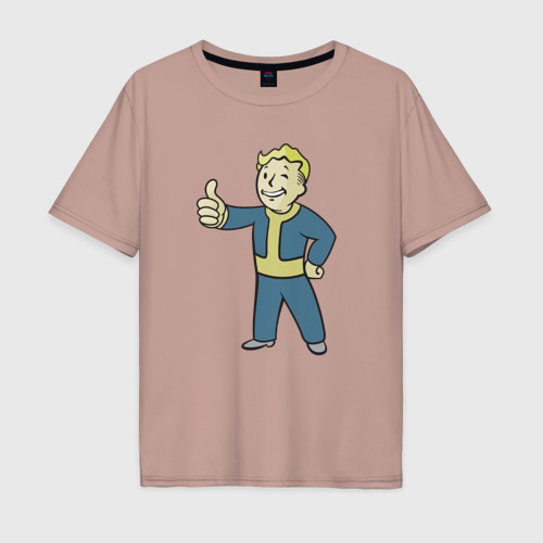 Мужская футболка хлопок Oversize с принтом Волт бой, вид спереди #2