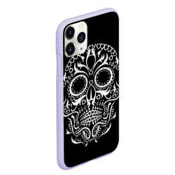 Чехол для iPhone 11 Pro Max матовый Мексиканский череп - фото 2