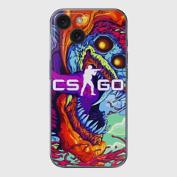 Чехол для iPhone 15 силиконовый с защитой камеры Counter-Strike Global Offensive monsters