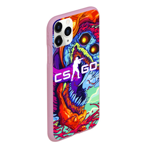 Чехол для iPhone 11 Pro Max матовый Counter-Strike Global Offensive monsters, цвет розовый - фото 3