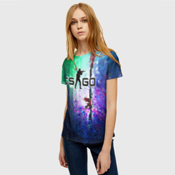 Женская футболка 3D Counter-Strike - Global Offensive - фото 2