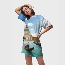 Платье-футболка 3D Венеция - фото 2