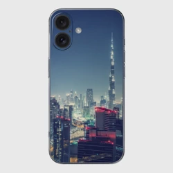Чехол для iPhone 16 силиконовый с защитой камеры Дубай