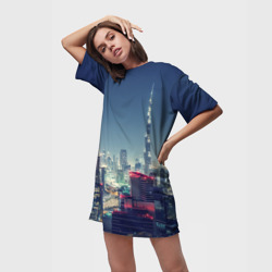 Платье-футболка 3D Дубай - фото 2
