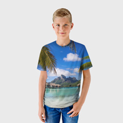 Детская футболка 3D Бора-Бора - фото 2