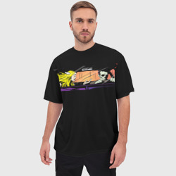 Мужская футболка oversize 3D Blink 182 - фото 2
