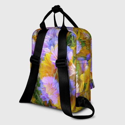 Женский рюкзак 3D Живописные цветы - фото 5