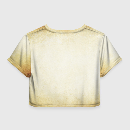 Женская футболка Crop-top 3D Покоритель сердец, цвет 3D печать - фото 2