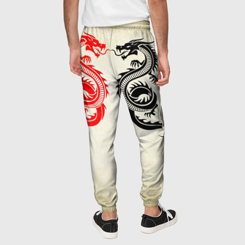 Мужские брюки 3D Драконы на лопатках, цвет 3D печать - фото 5