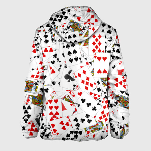 Мужская куртка 3D Игральные карты, цвет 3D печать - фото 2