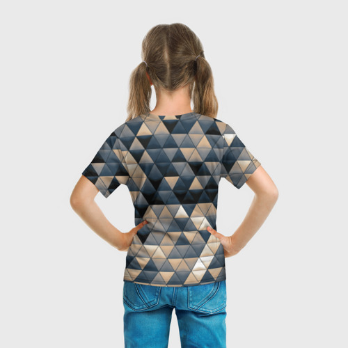 Детская футболка 3D Мозаика 4, цвет 3D печать - фото 6