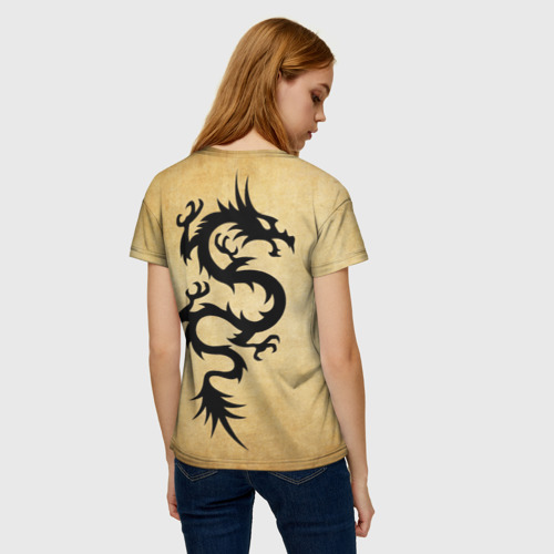Женская футболка 3D Ужасный змей - фото 4