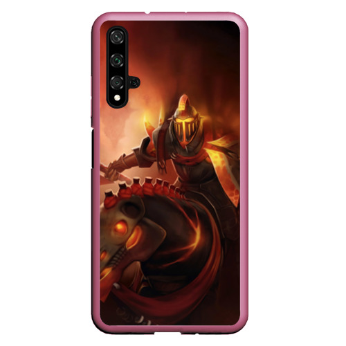 Чехол для Honor 20 Chaos knight, цвет малиновый