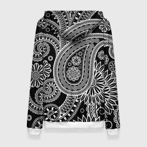 Женский костюм с толстовкой 3D Paisley, цвет белый - фото 2