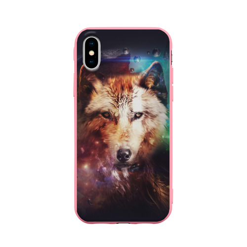 Чехол для iPhone X матовый Волк Фото 01 Чехол для iPhone X матовый Волк Фото 01