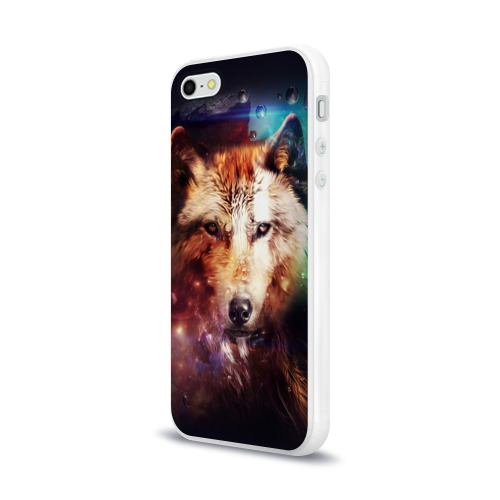 Чехол для iPhone 5/5S глянцевый Волк Фото 01 Чехол для iPhone 5/5S глянцевый Волк Фото 01
