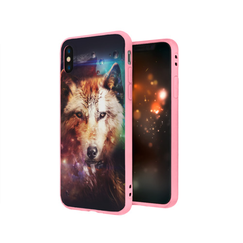 Чехол для iPhone X матовый Волк Фото 01 Чехол для iPhone X матовый Волк Фото 01