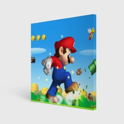 Холст квадратный Mario