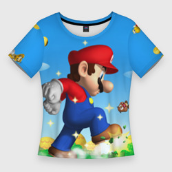 Женская футболка 3D Slim Mario