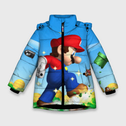 Зимняя куртка для девочек 3D Mario