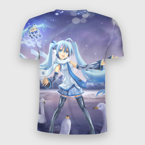 Мужская футболка 3D Slim Yuki Miku, цвет 3D печать - фото 2