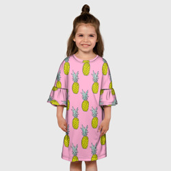 Детское платье 3D Ананасы 2 - фото 2