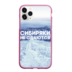 Чехол для iPhone 11 Pro матовый Сибирь