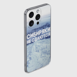 Чехол для iPhone 15 Pro силиконовый с защитой камеры Сибирь - фото 2