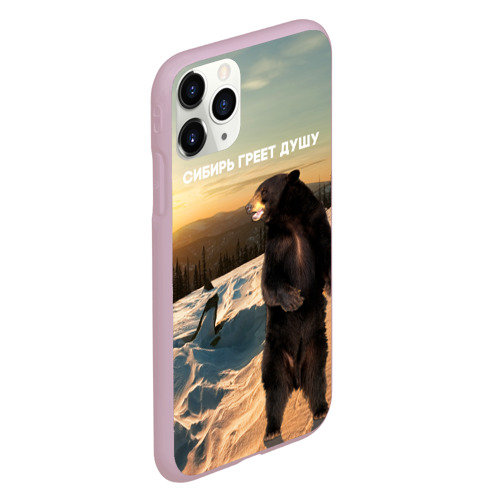 Чехол для iPhone 11 Pro матовый Сибирь - фото 3