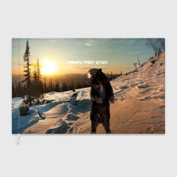 Флаг 3D Сибирь