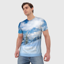 Мужская футболка 3D Сибирь - фото 2