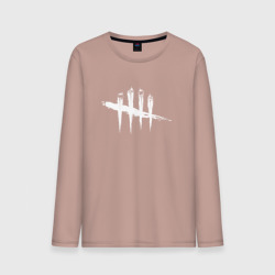 Мужской лонгслив хлопок Dead by Daylight White Logo