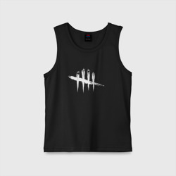 Детская майка хлопок Dead by Daylight White Logo