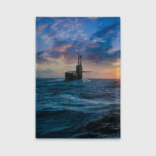 Обложка для автодокументов Подводная лодка, цвет черный - фото 2