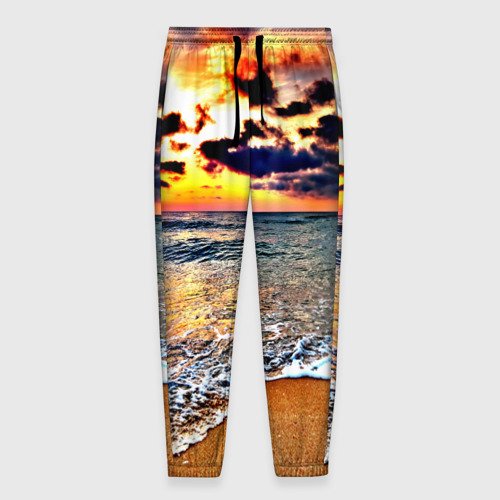 Мужские брюки 3D Пляж, цвет 3D печать