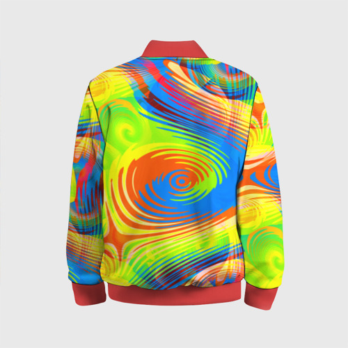 Детский бомбер 3D Tie-Dye, цвет красный - фото 2